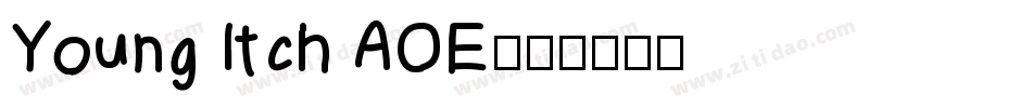 Young Itch AOE字体转换